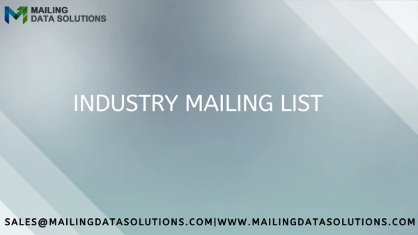 Industry Mailing List