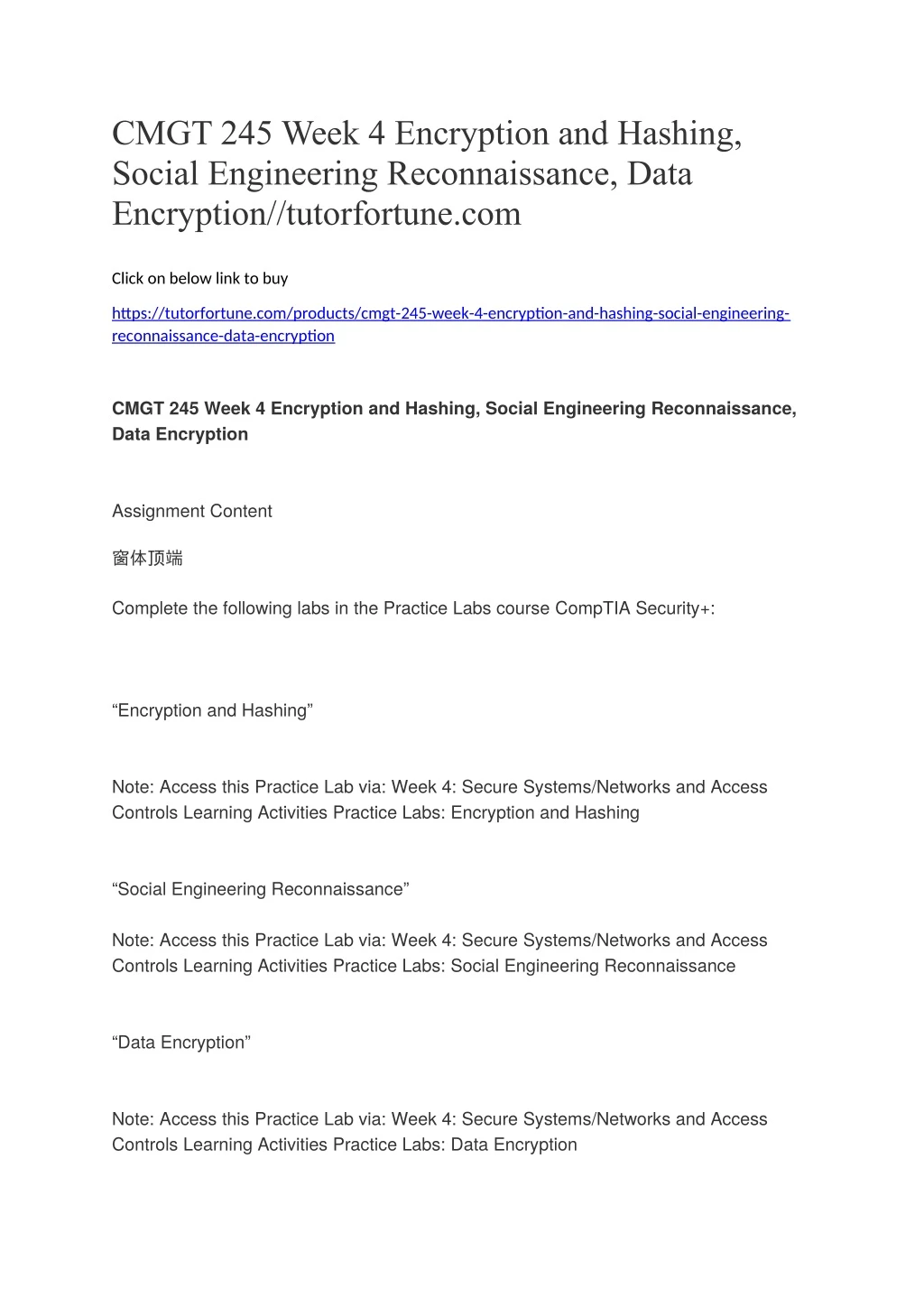 cmgt 245 week 4 encryption and hashing social