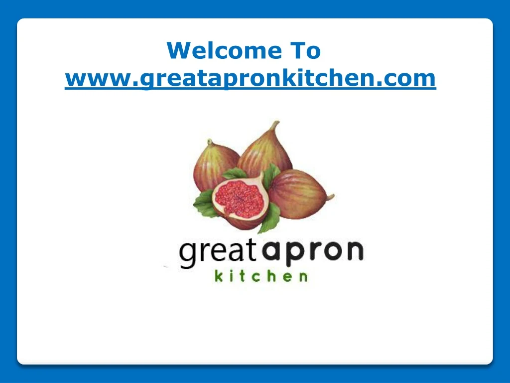 welcome to www greatapronkitchen com