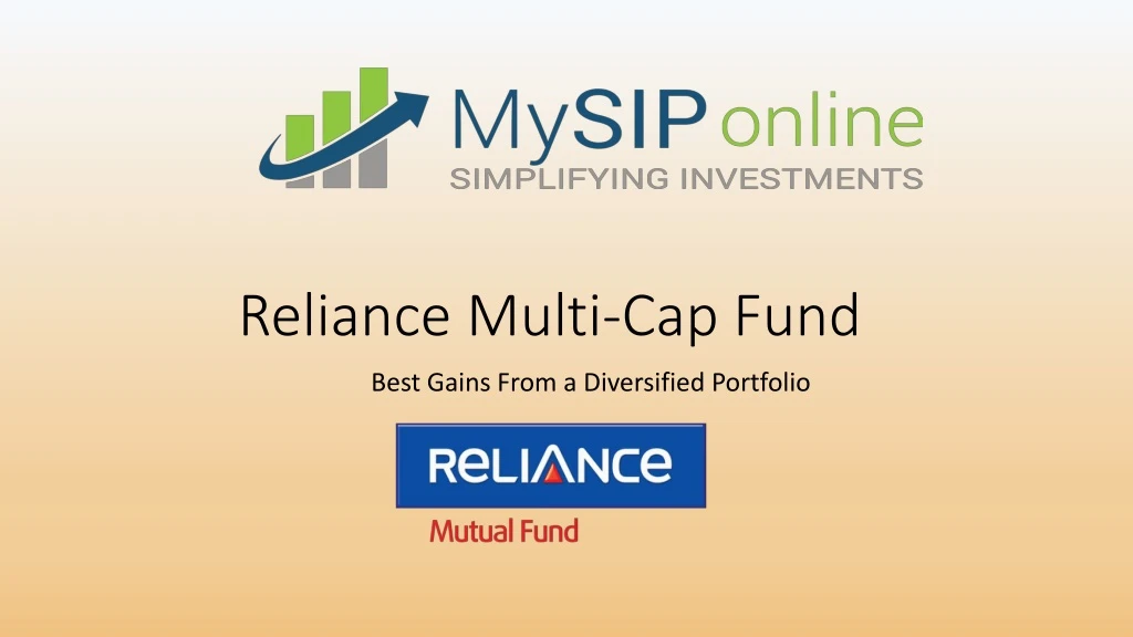 reliance multi cap fund