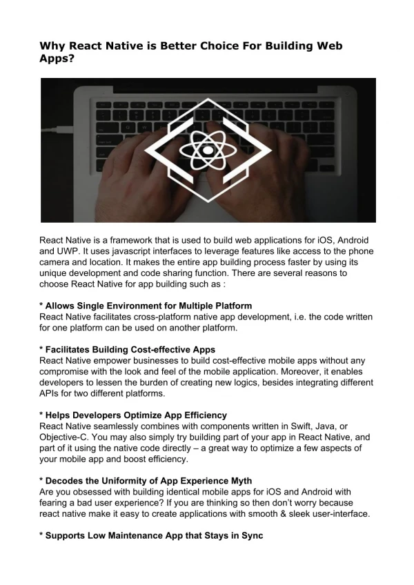 Hire React Native Developers