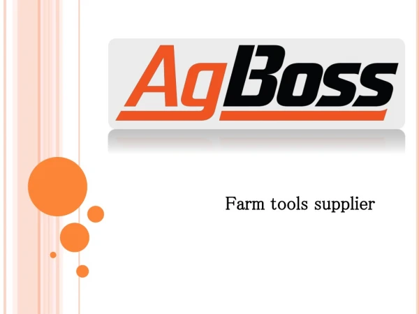 Get different Garden tools from farm tools supplier