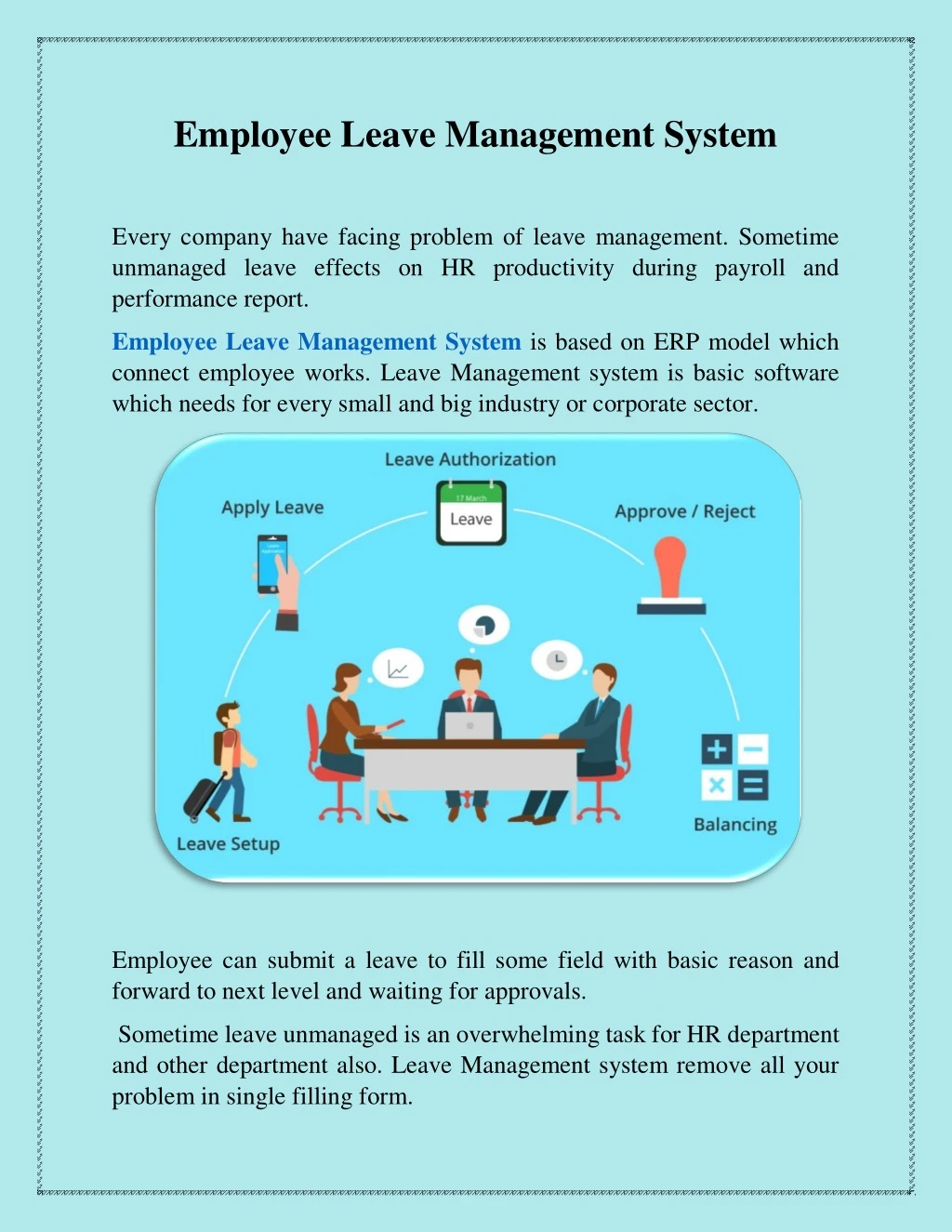 employee leave management system