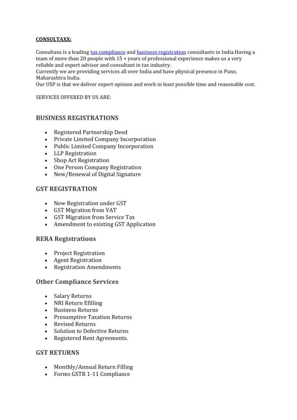 Best Business registration Services