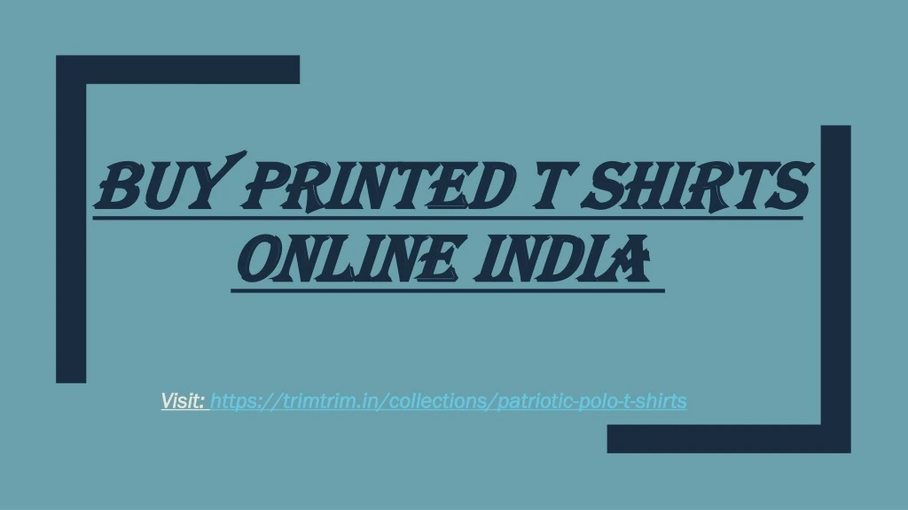 buy printed t shirts online india