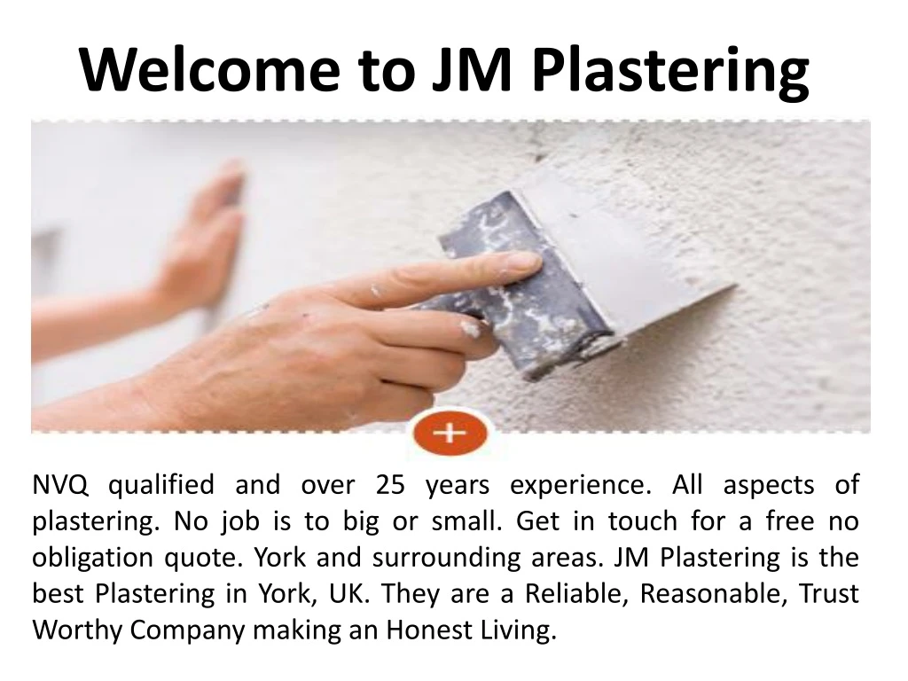 welcome to jm plastering
