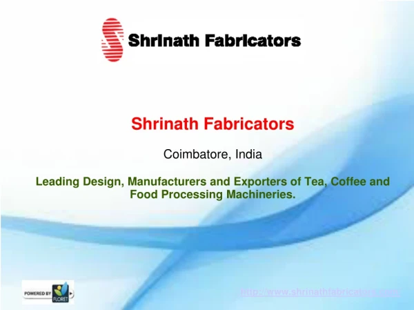 Tea Processing Machinery Suppliers