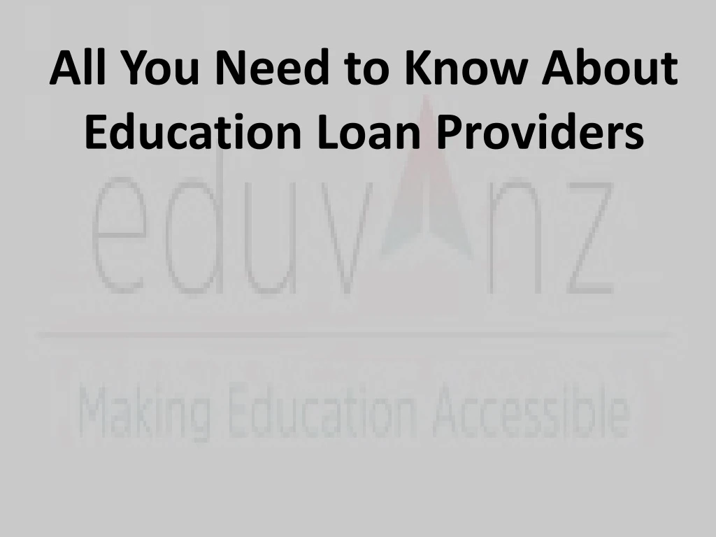 all you need to know about education loan