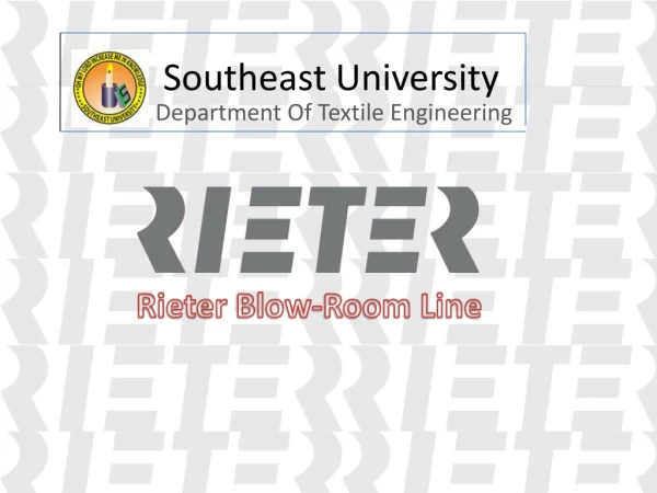 Rieter blow-room