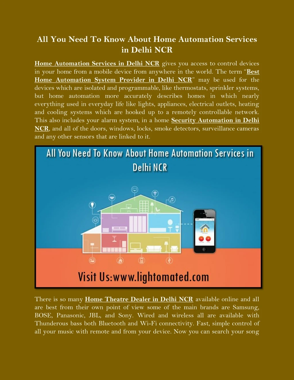 all you need to know about home automation