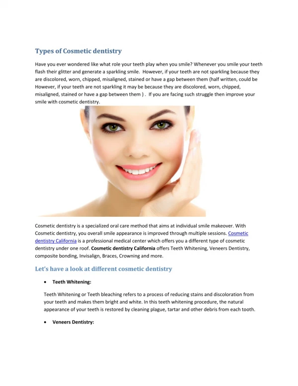 cosmetic dentistry California | Orthodontic Treatment Alta Loma CA