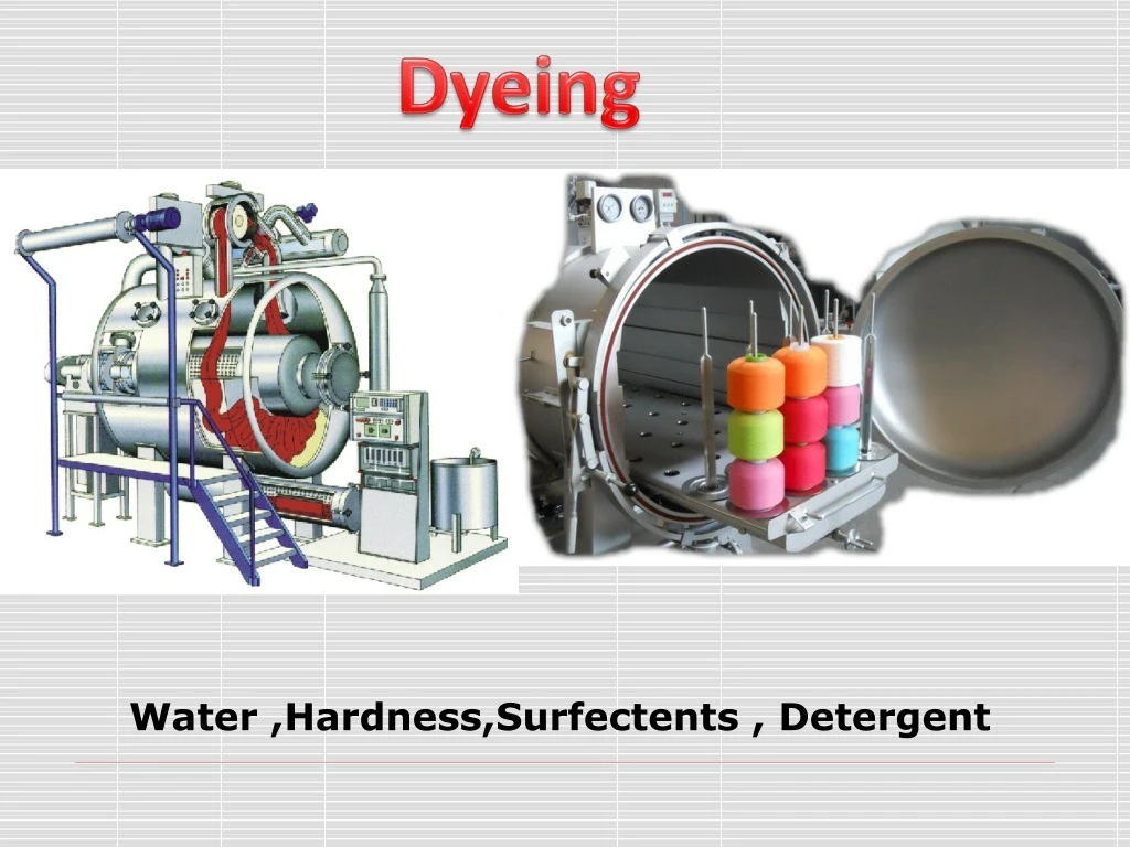 water hardness surfectents detergent