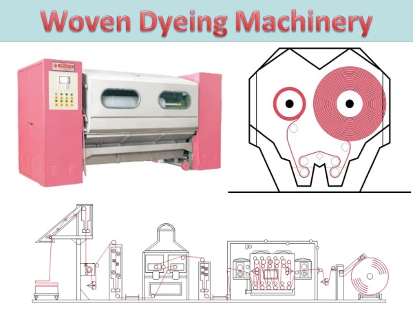 Woven dyeing machine