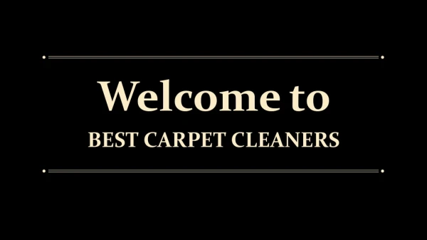 Best Carpet Cleaning in Hoxton