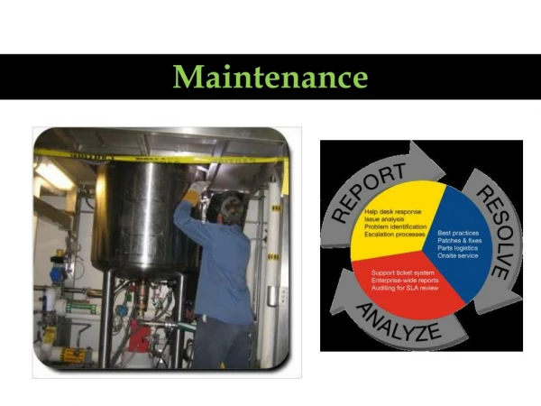 Maintenance of dyeing machine