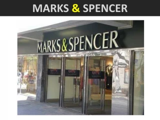 Marks & spencer