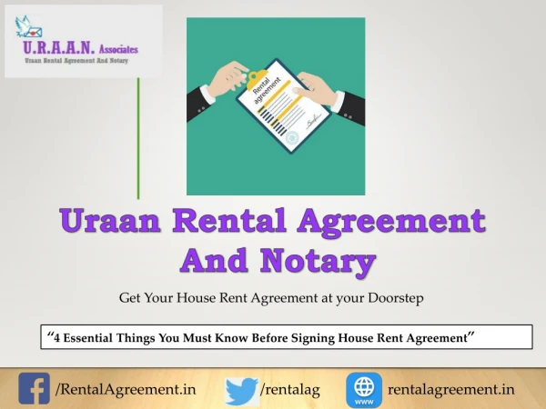 4 Essential Things You Must Know Before Signing House Rent Agreement