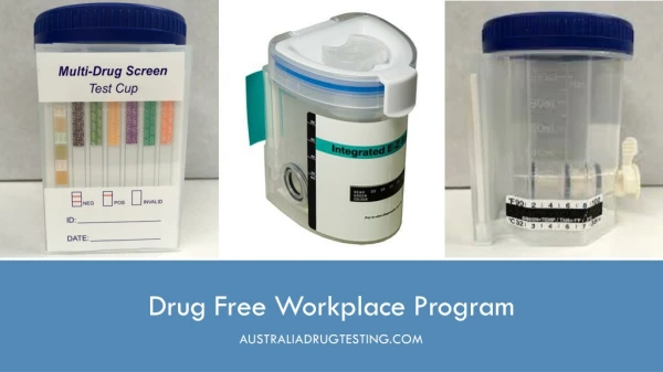 Drug free workplace program