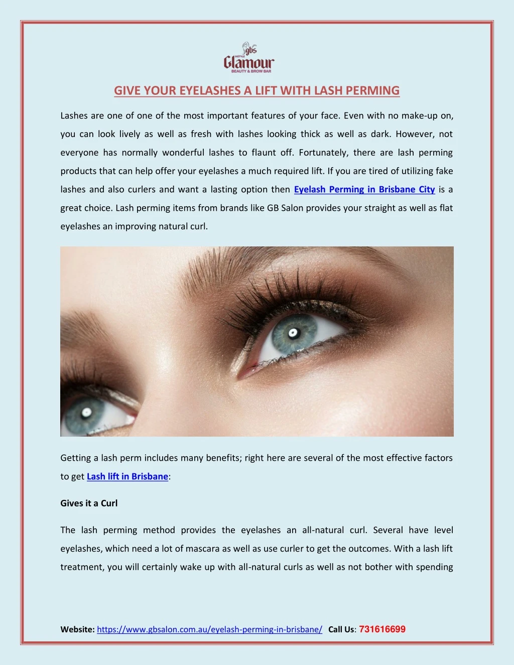 give your eyelashes a lift with lash perming