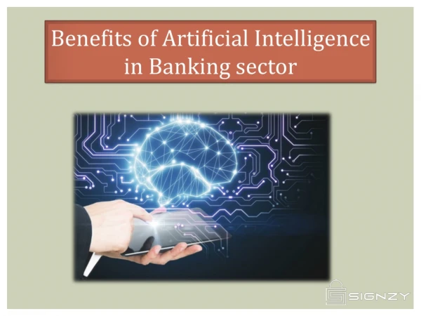 How banks can benefit from artificial intelligence