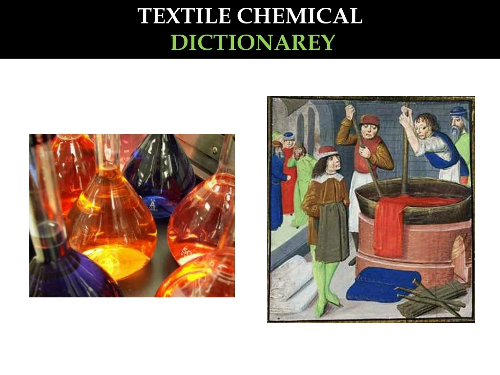 textile chemical dictionarey