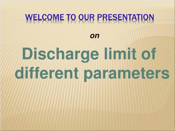 welcome to our presentation