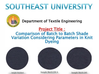 Batch to Batch shade variation - slide 1
