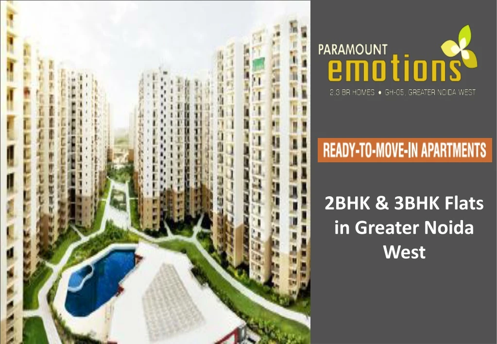 2bhk 3bhk flats in greater noida west