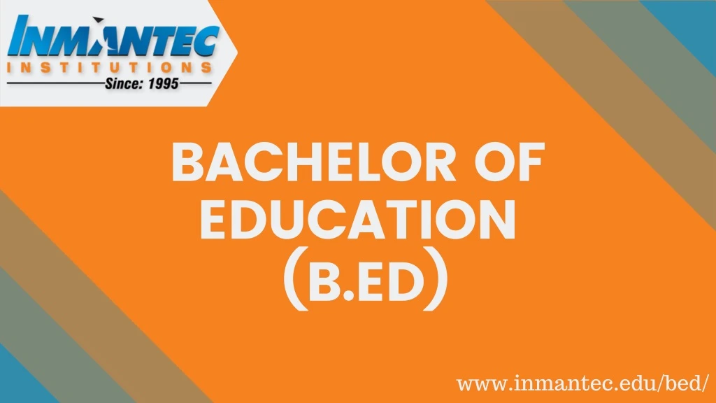 bachelor of education b ed