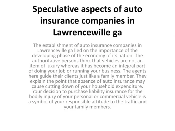 Auto insurance companies in lawrenceville ga, Shalome Insurance Agency.