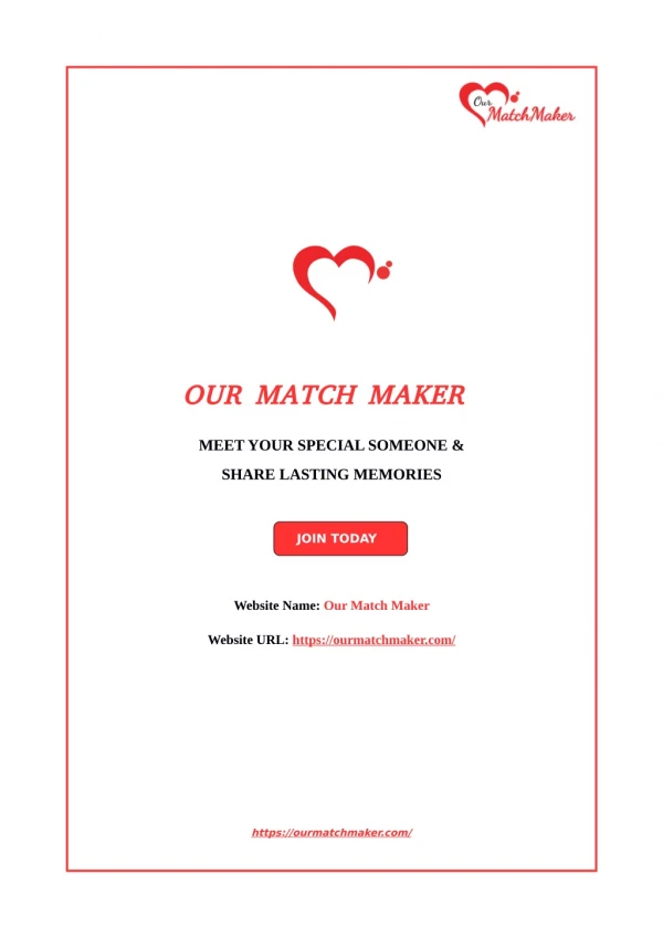Free Online Matchmaking For Marriage - Our Match Maker