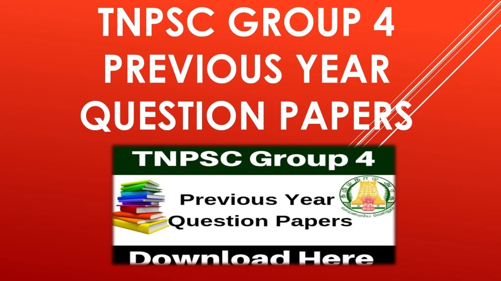 tnpsc group 4 previous year question papers
