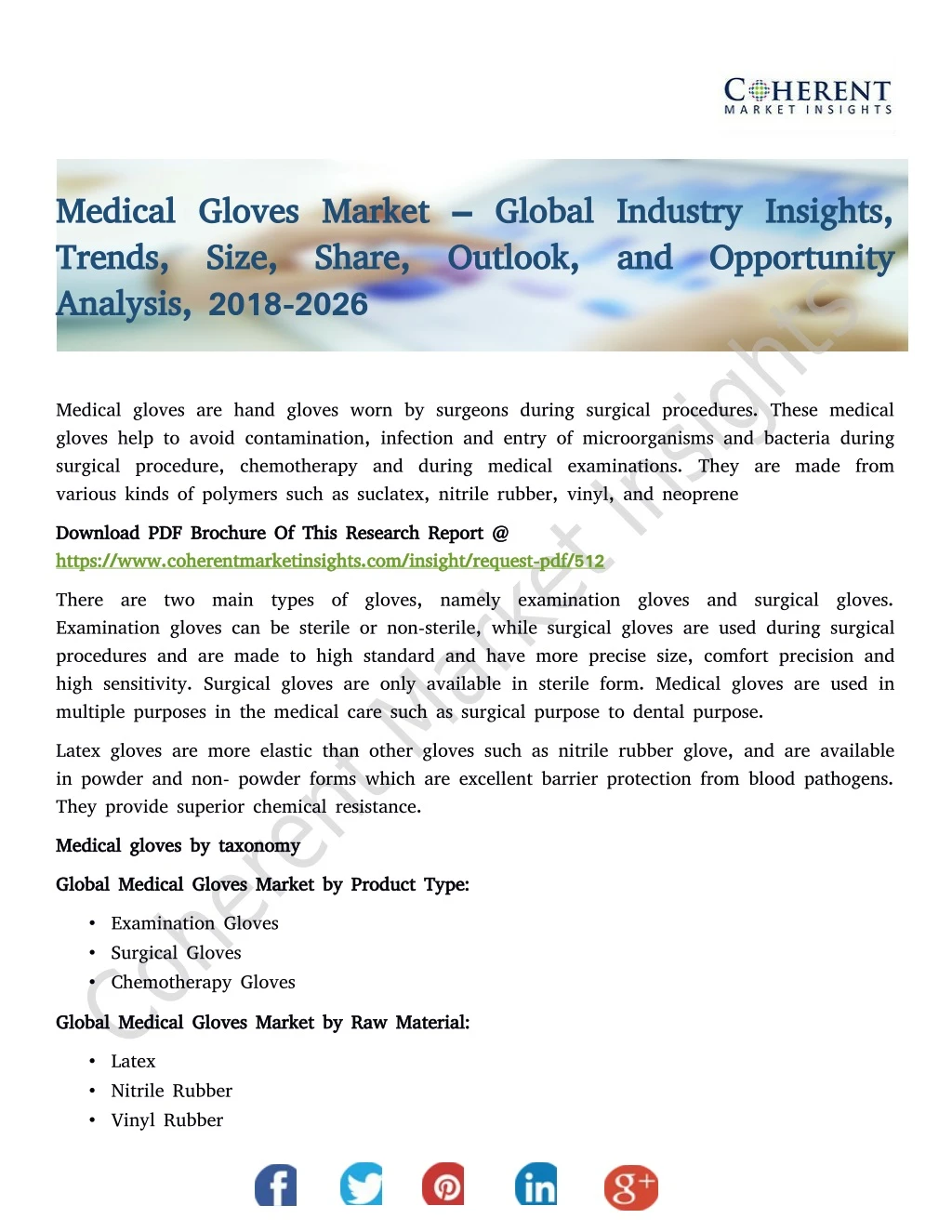 medical gloves market global industry insights