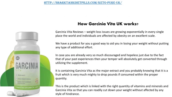 Garcinia Vita UK *REVIEWS* - Is SAFE or SCAM