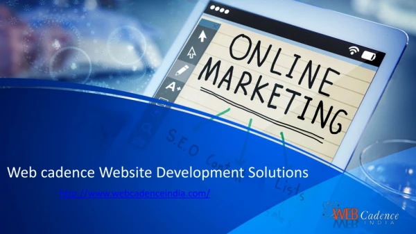 web cadence website development solutions