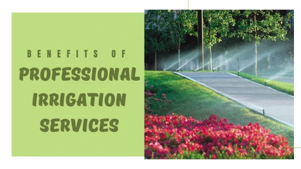 High Quality Irrigation Services