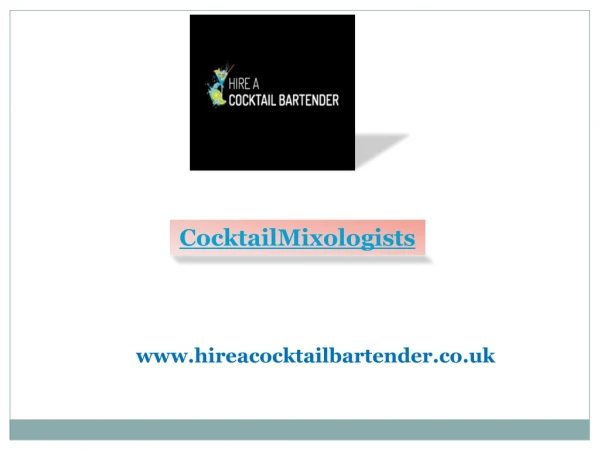 Hire Cocktail Mixologists _ Cocktail Party Package