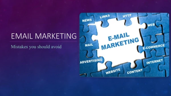 Email marketing campaign