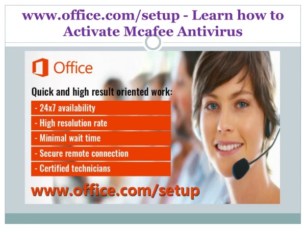 www office com setup learn how to activate mcafee antivirus