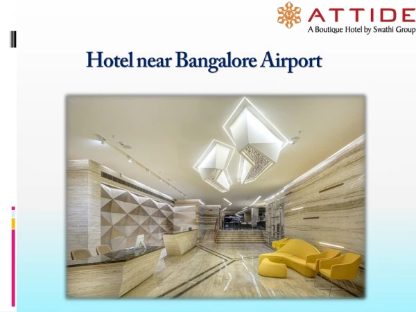Hotel near Bangalore Airport