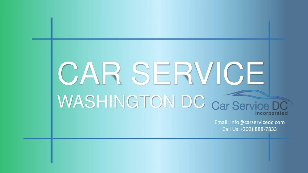 car service washington dc