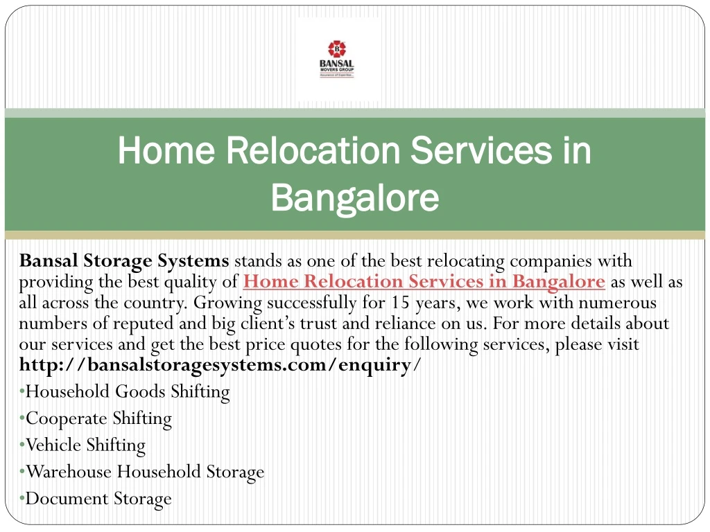 home relocation services in bangalore