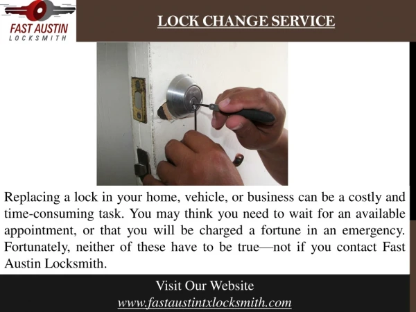 Lock Change Service