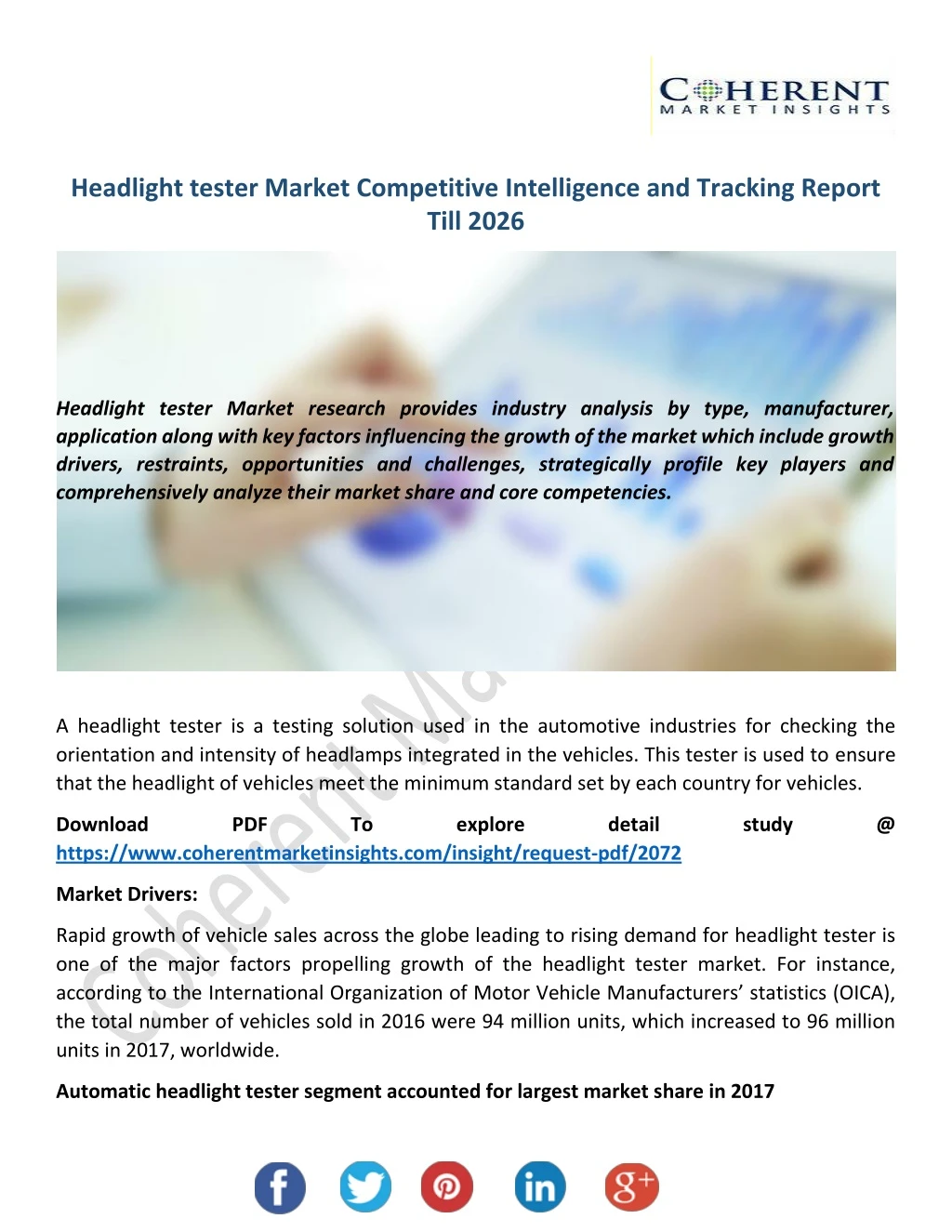 headlight tester market competitive intelligence