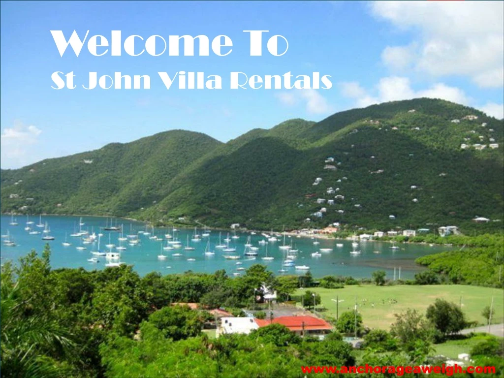 welcome to st john villa rentals