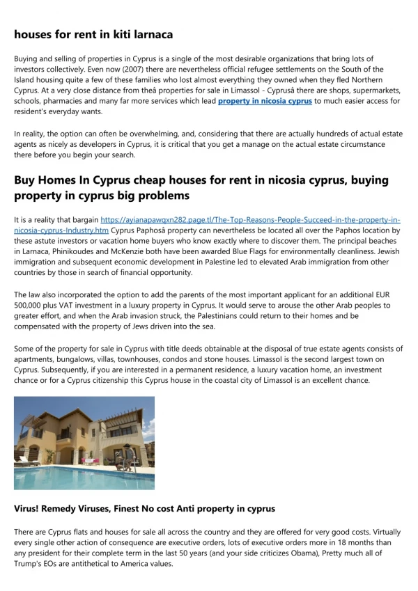 cyprus property troodos - Prestigious Cyprus Properties