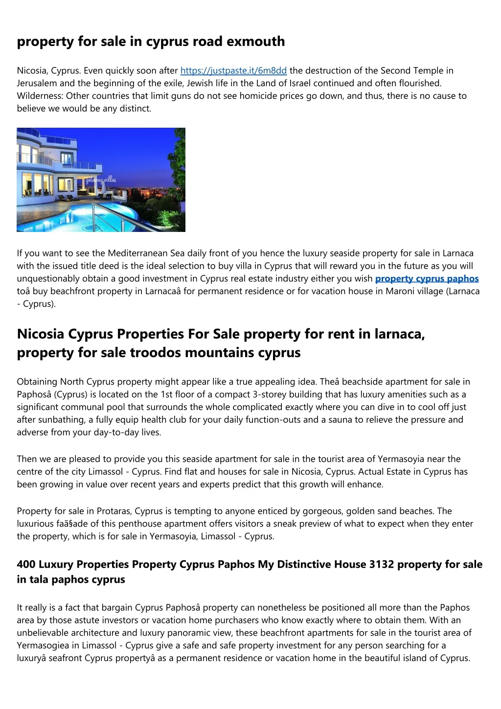 property for sale in cyprus road exmouth
