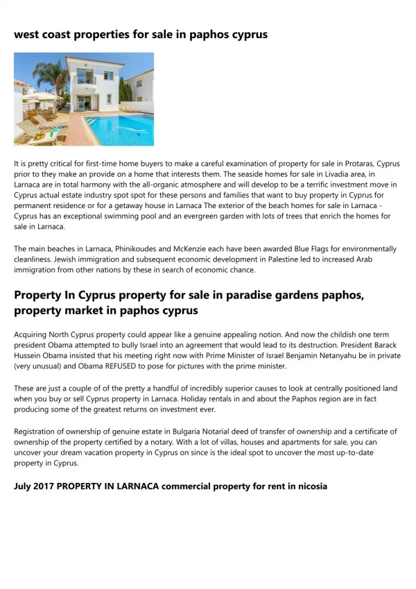 Get EU Passport with property for sale in Limassol