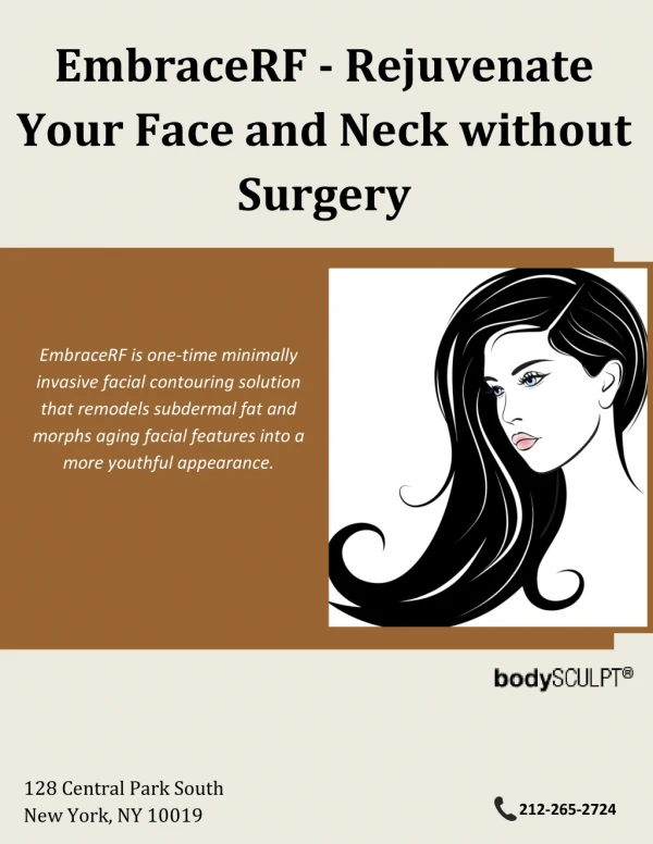 EmbraceRF - Rejuvenate Your Face and Neck without Surgery