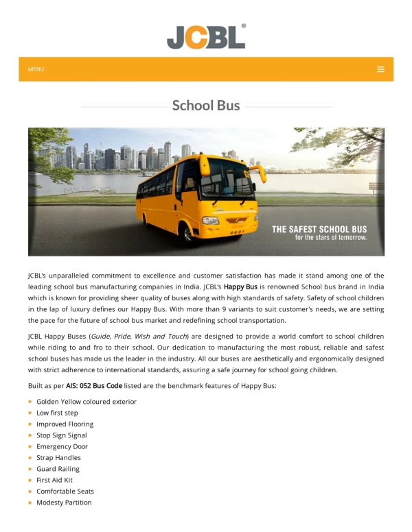 School Bus Manufacturers in India